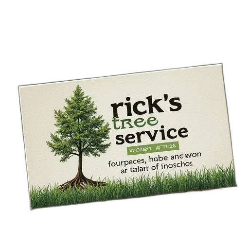 tree, business, card, rick, service, llc transparent PNG cut-out