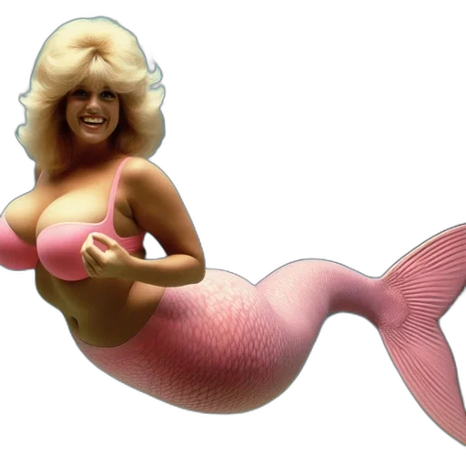 creature, animal, photorealistic, 3d render, concept art, cartoon, underwater, woman transparent PNG cut-out