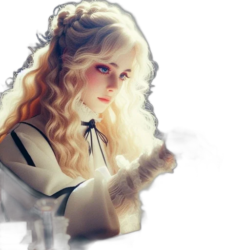 dragon, dress, fantasy art, photorealistic, oil painting, anime, fire, snow transparent PNG cut-out