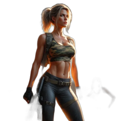 weapon, concept art, comic book art, fantasy art, photorealistic, earth tones, dark, green transparent PNG cut-out