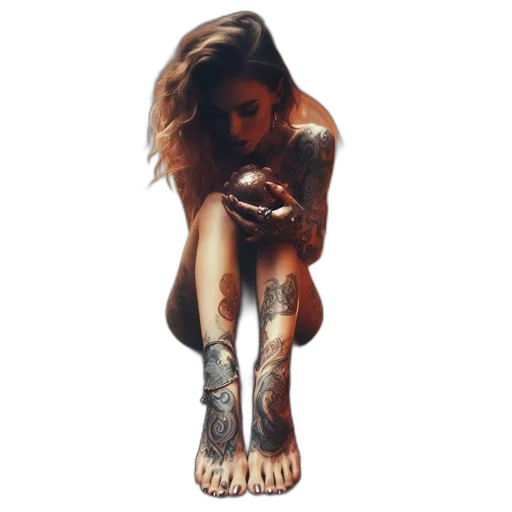 shoes, dress, jewelry, photorealistic, oil painting, watercolor, concept art, dim transparent PNG cut-out