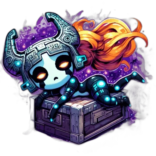robot, fantasy art, pixel art, concept art, comic book art, dark, animated, being transparent PNG cut-out