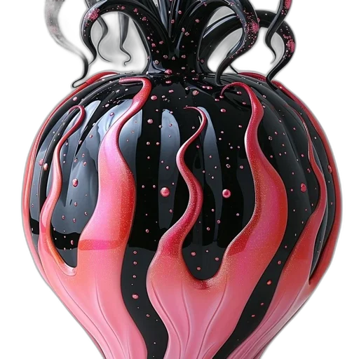 bottle, jewelry, crown, 3d render, photorealistic, fantasy art, concept art, black transparent PNG cut-out