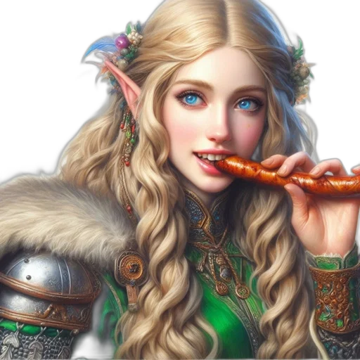 dragon, sword, food, staff, fantasy art, concept art, photorealistic, 3d render transparent PNG cut-out