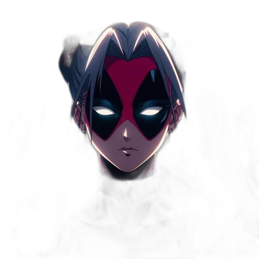mask, face, creature, robot, concept art, comic book art, anime, pixel art transparent PNG cut-out