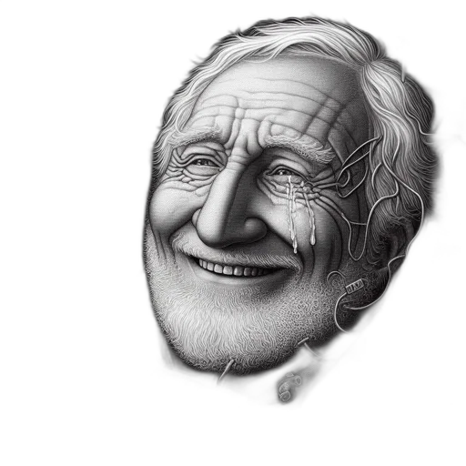 face, mask, hair, creature, photorealistic, pencil sketch, 3d render, concept art transparent PNG cut-out