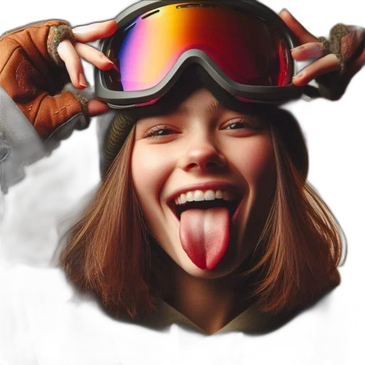 face, jacket, mask, hat, photorealistic, cartoon, concept art, 3d render transparent PNG cut-out