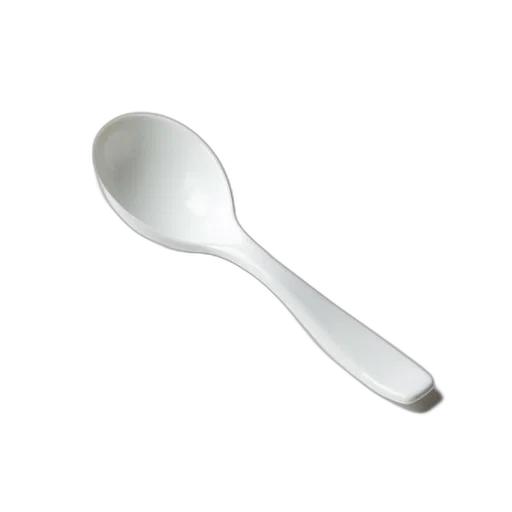 food, weapon, staff, jewelry, 3d render, white, plastic, spoon transparent PNG cut-out