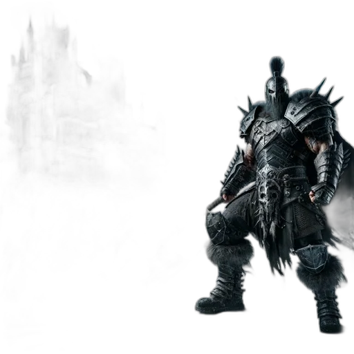 sword, weapon, concept art, fantasy art, 3d render, warrior, stands, before transparent PNG cut-out