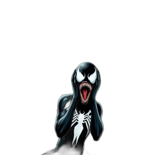 creature, mask, animal, comic book art, concept art, cartoon, 3d render, image transparent PNG cut-out