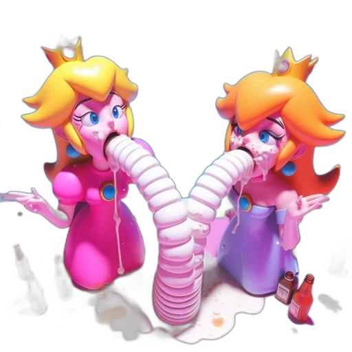 crown, weapon, staff, concept art, 3d render, pixel art, vaporwave, fire transparent PNG cut-out