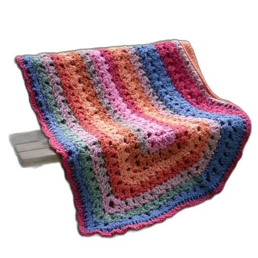 umbrella, hat, multicolored, granny, blanket, sits, bench, grass transparent PNG cut-out