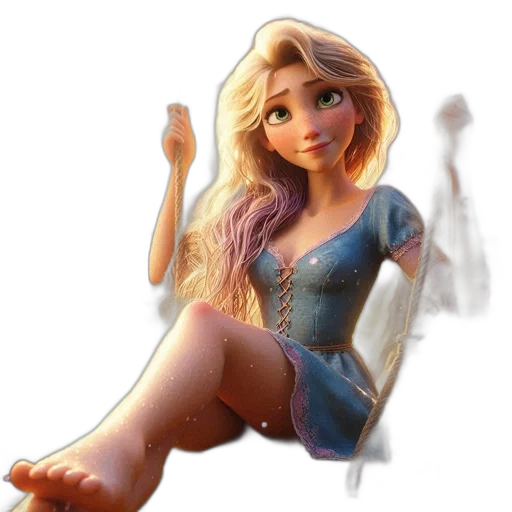 dress, 3d render, fantasy art, concept art, photorealistic, snow, pastel, animated transparent PNG cut-out