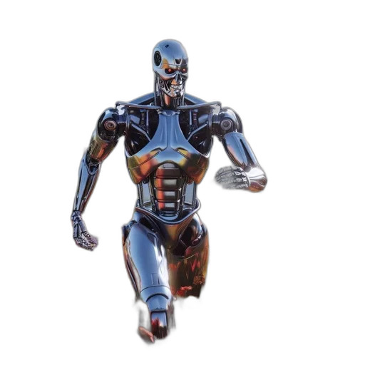 robot, jewelry, concept art, 3d render, comic book art, photorealistic, blue, anthropomorphic transparent PNG cut-out