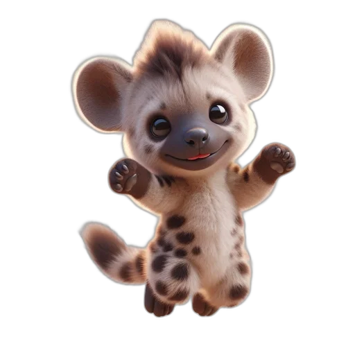 animal, creature, staff, 3d render, concept art, photorealistic, fantasy art, cute transparent PNG cut-out