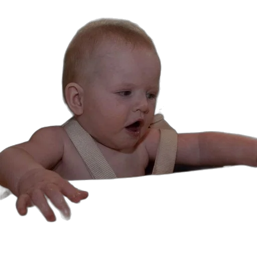 creature, face, hair, staff, 3d render, photorealistic, concept art, baby transparent PNG cut-out