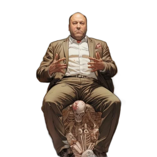 animal, jacket, furniture, creature, concept art, photorealistic, comic book art, 3d render transparent PNG cut-out