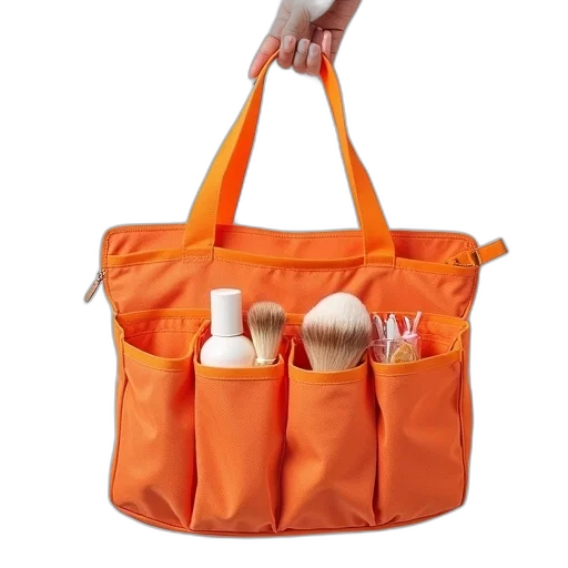 bags, organizer, nylon, mesh transparent PNG cut-out