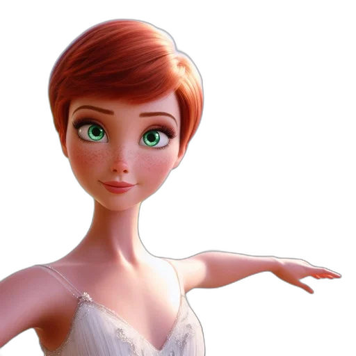dress, 3d render, photorealistic, cartoon, concept art, image, portrays, vibrant transparent PNG cut-out