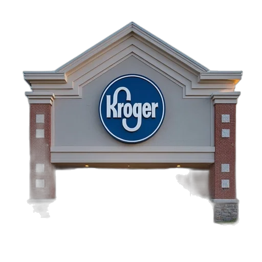 building, food, 3d render, kroger, one, fast, growing, outlets transparent PNG cut-out