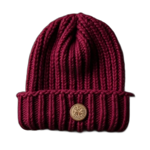 hat, crown, maroon, beanie transparent PNG cut-out