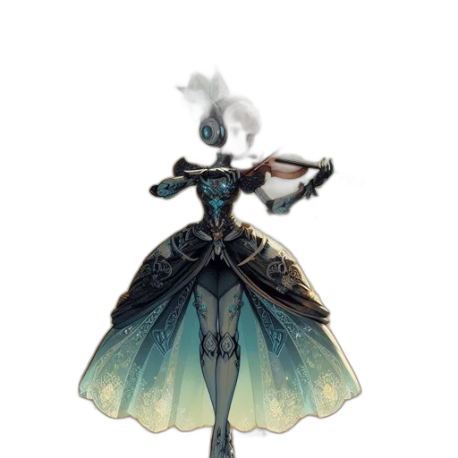 dress, staff, sword, weapon, concept art, fantasy art, watercolor, 3d render transparent PNG cut-out
