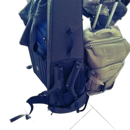 jacket, staff, weapon, umbrella, 3d render, concept art, earth tones, green transparent PNG cut-out