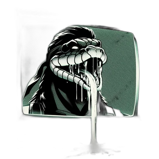 mask, creature, dragon, weapon, concept art, comic book art, fantasy art, cartoon transparent PNG cut-out