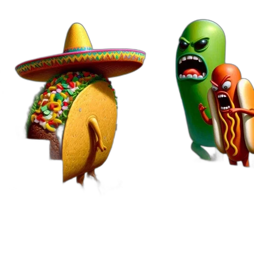 food, concept art, 3d render, photorealistic, pixel art, cityscape, comes, life transparent PNG cut-out