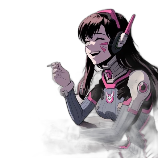 robot, weapon, face, creature, concept art, anime, vaporwave, cyberpunk transparent PNG cut-out