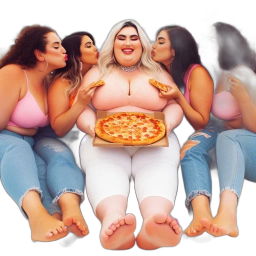 food, dress, shoes, animal, concept art, photorealistic, 3d render, pastel transparent PNG cut-out