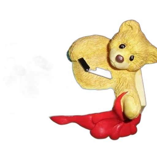 staff, food, weapon, animal, 3d render, concept art, yellow, teddy transparent PNG cut-out