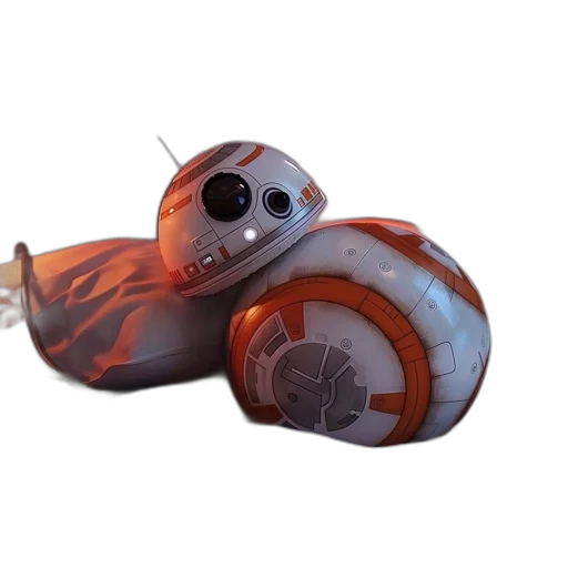 robot, weapon, 3d render, concept art, spherical, bb-8, lies, soft transparent PNG cut-out