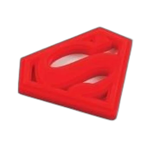 mask, jewelry, furniture, shoes, 3d render, red, superman, logo transparent PNG cut-out