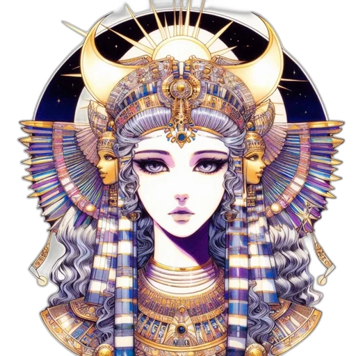 jewelry, crown, mask, face, fantasy art, pixel art, concept art, anime transparent PNG cut-out