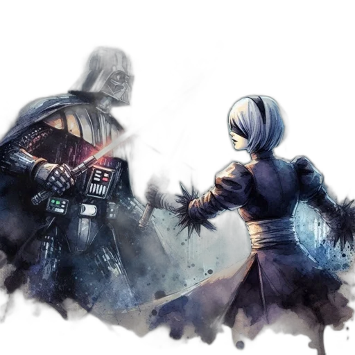 sword, weapon, concept art, fantasy art, watercolor, comic book art, fog, fire transparent PNG cut-out