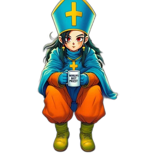 staff, concept art, pixel art, fantasy art, 3d render, animated, character, blue transparent PNG cut-out
