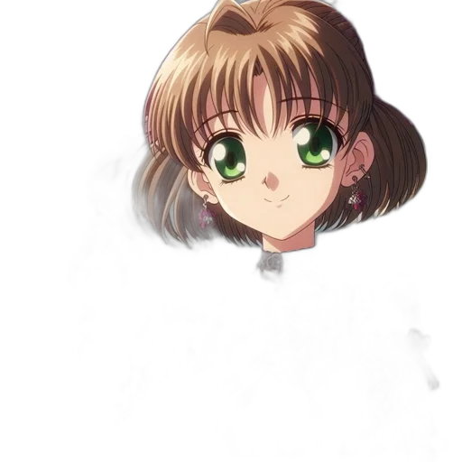 face, staff, hair, flower, anime, photorealistic, pixel art, cartoon transparent PNG cut-out