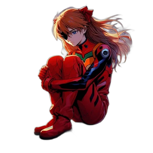 robot, weapon, jacket, dress, anime, concept art, pixel art, comic book art transparent PNG cut-out