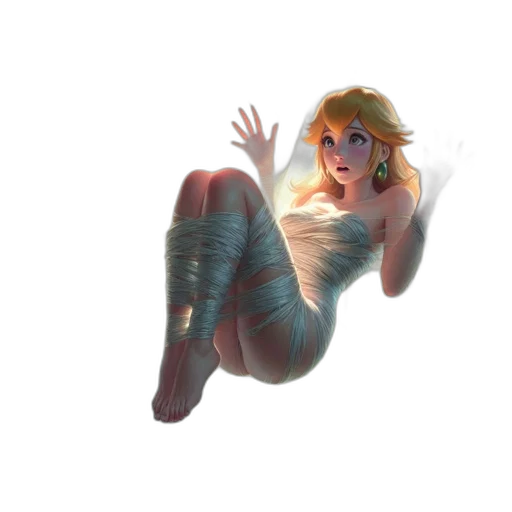 dress, creature, shoes, weapon, concept art, 3d render, pixel art, fantasy art transparent PNG cut-out