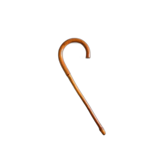 staff, weapon, hair, furniture, 3d render, photorealistic, wooden, cane transparent PNG cut-out