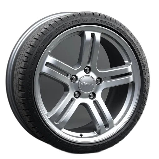car, 22x9, 35mm, silver, pieces, powdered, rims, tires transparent PNG cut-out