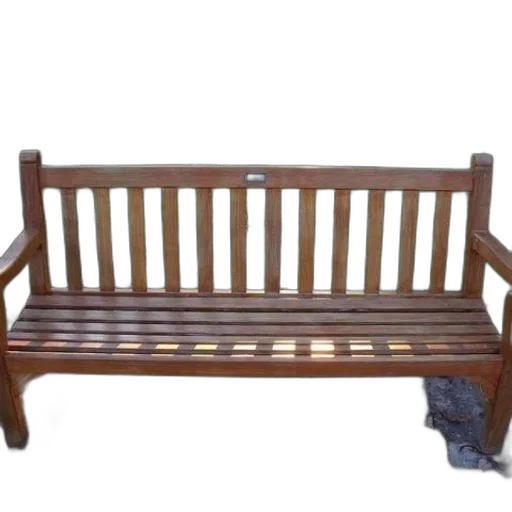 furniture, staff, weapon, 3d render, wooden, bench, plaque, sits transparent PNG cut-out