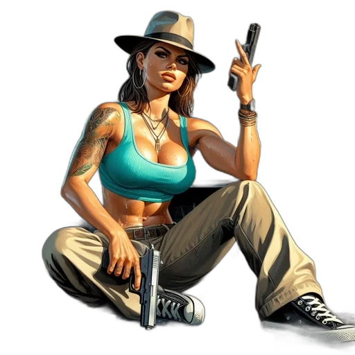 weapon, staff, hat, concept art, comic book art, pixel art, cartoon, woman transparent PNG cut-out