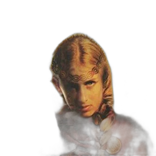 hair, face, staff, crown, photorealistic, concept art, pixel art, fantasy art transparent PNG cut-out