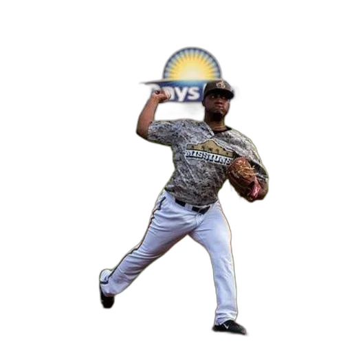 animal, staff, baseball, player, gray, white, uniform, mis transparent PNG cut-out