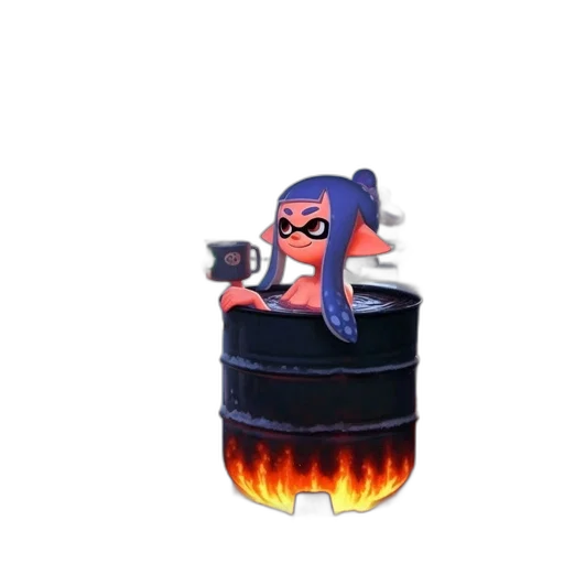 weapon, animal, mask, creature, concept art, pixel art, 3d render, vaporwave transparent PNG cut-out