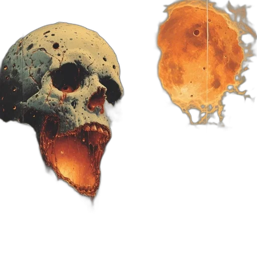 mask, face, concept art, 3d render, photorealistic, colossal, eroding, skull transparent PNG cut-out