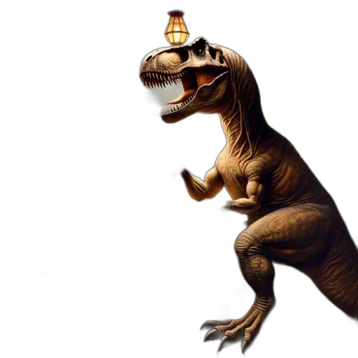 dragon, animal, creature, hat, concept art, photorealistic, 3d render, old-fashioned transparent PNG cut-out