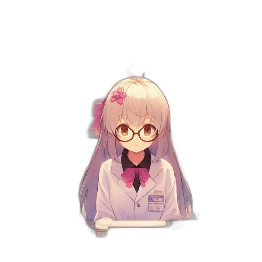 jacket, staff, mask, creature, anime, pixel art, cartoon, concept art transparent PNG cut-out